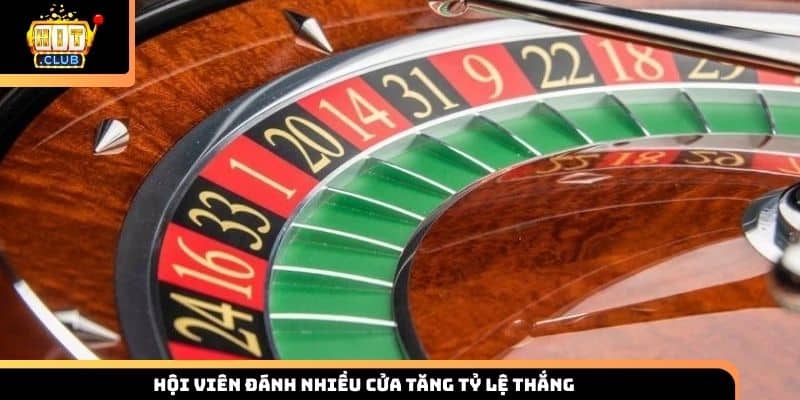 Hội viên đánh nhiều cửa tăng tỷ lệ thắng