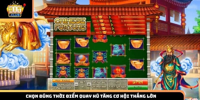 Chọn đúng thời điểm quay hũ tăng cơ hội thắng lớn