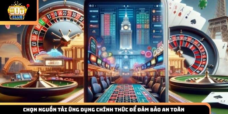 Chọn nguồn tải ứng dụng chính thức để đảm bảo an toàn